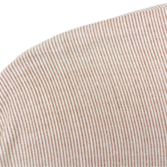 Madewell Striped Button-Back Short Sleeve T with Knot Tie Front Size S - Picture 6 of 8